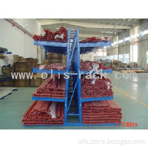 Heavy duty rack for cantilever shelf